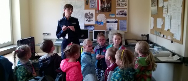 Niecodzienna wizyta w Komendzie Policji