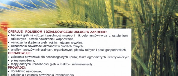 OKRĘGOWA STACJA CHEMICZNO-ROLNICZA w GLIWICACH