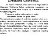 ZAPROSZENIE NA SENIORALIA