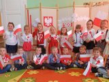 Uroczyste obchody 100. rocznicy odzyskania niepodległości przez Polskę  w Publicznym Przedszkolu w Wieprzu