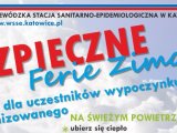 Bezpieczne Ferie 2018 - informacja Powiatowej Stacji Sanitarno - Epidemiologiczna w Żywcu: ''Bezpieczne ferie'' oraz ''Dopalacze, wypalacze - groźne narkotyki''