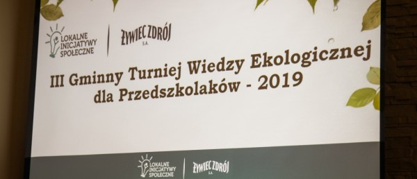 III Gminny Turniej Wiedzy Ekologicznej dla Przedszkolaków - 2019