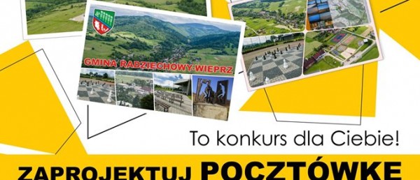KONKURS: Zaprojektuj pocztówkę z Gminy Radziechowy-Wieprz