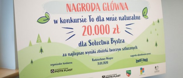 FINAŁ KONKURSU ''TO DLA MNIE NATURALNE'' I WYNIKI LIS 2020