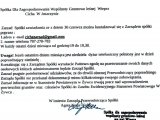 Zawiadomienie: Spółka Dla Zagospodarowania Wspólnoty Gruntowo Leśnej Wieprz Cicha w Juszczynie
