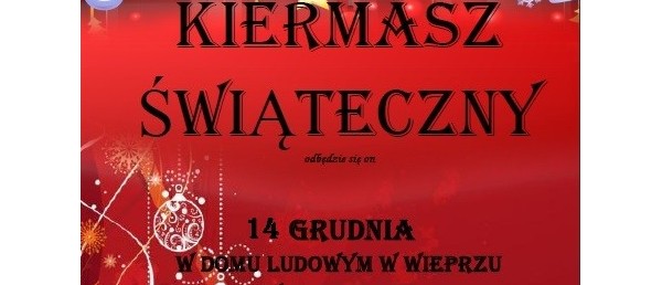 Kiermasz Świąteczny w Wieprzu