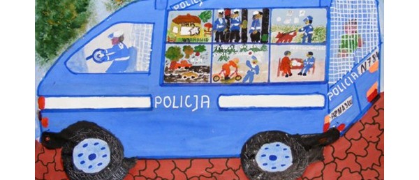Konkurs plastyczny - ''Policja w oczach dziecka''