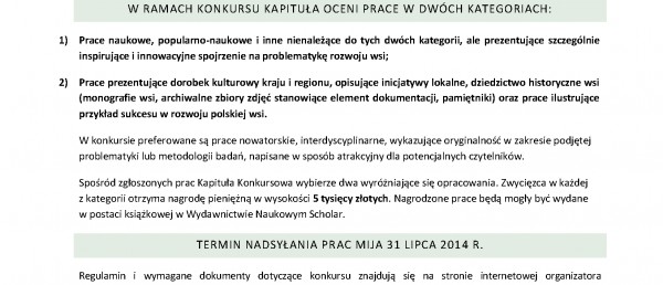 Fundacja na rzecz Rozwoju Polskiego Rolnictwa ogłosiła VI edycję konkursu