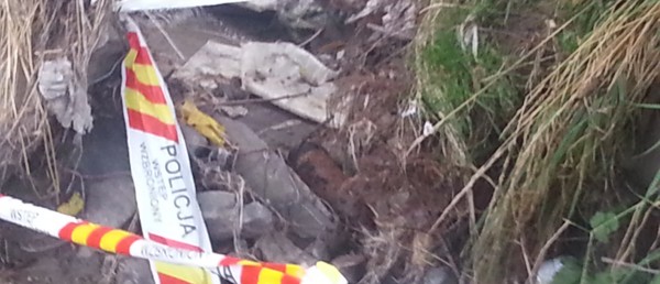 Groźne znalezisko w Brzuśniku