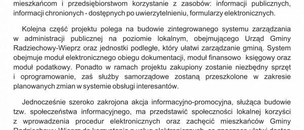 Sieć internetowa zbliży interesanta i urzędnika!