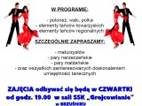 Zaproszenie na warsztaty tańców użytkowych